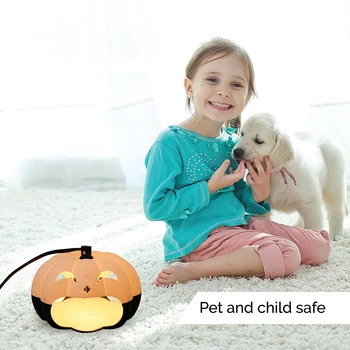 

Flea Killer Trap Lamp Pumpkin Face Sticky Household Non-toxic Pet Flea Eliminate Tool Bug Control for Insect Killer Home Using