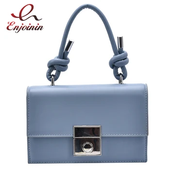 

Concise Design of Candy Color Pu Leather Shoulde Bag for Women 2021 Fashion Purses and Handbags Crossbody Bag Trend Designer Bag
