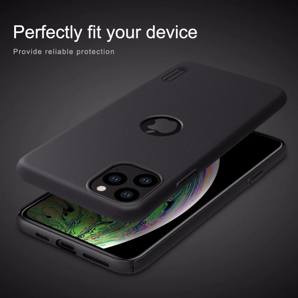 10 шт./лот NILLKIN Супер Матовый щит Матовый ПК Жесткий Чехол для iphone 11 pro max чехол