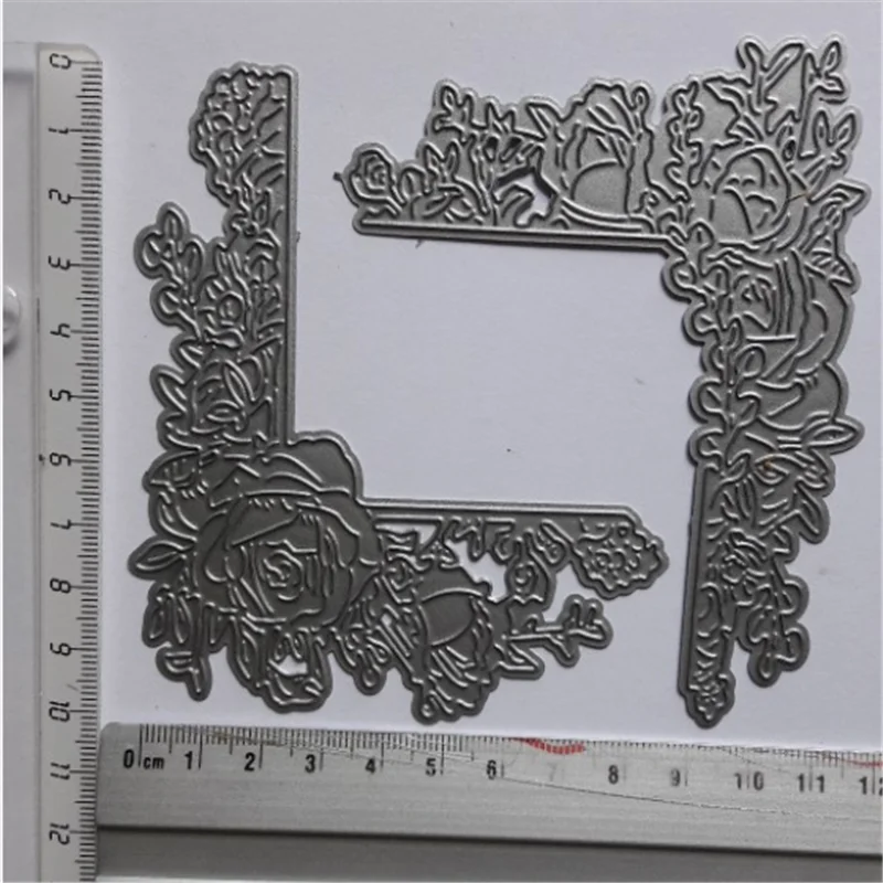 

Kokorosa Flower Dies Rose Frame Metal Cutting Dies for Scrapbooking New 2019 Craft Die Cuts Card Making Embossing DIY