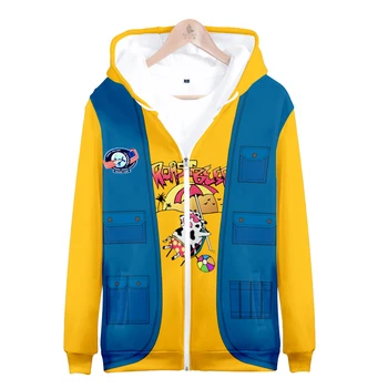 

Hot Sale Fashion Stranger things Zipper Kpop Jacket men women print Hoodies Sweatshirt Stranger things cosplay Zipper Hoody