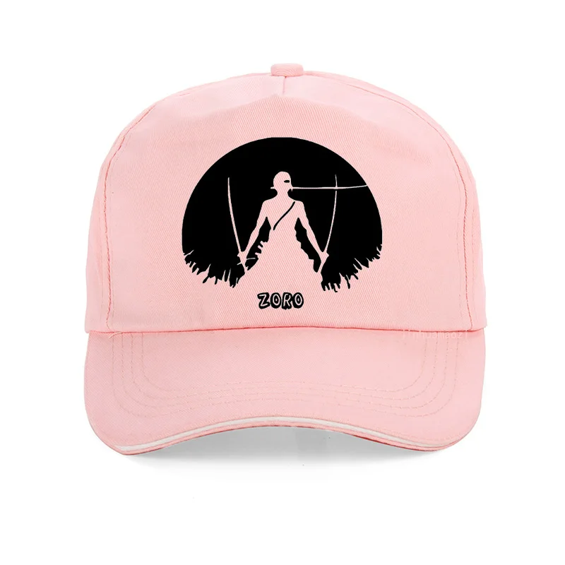 Розовый Одна деталь Луффи туз Сабо Law Zoro и Nami cap дизайн Harajuku бейсболки унисекс бейсболка кепка с мультяшным принтом Косплей кости - Цвет: Розовый