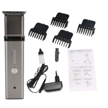 

Kemei Electric Men's Hair Clipper Rechargeable Hair Trimmers Shaver Razor Beard Haircut Men Hair Cutting Machine EU Plug