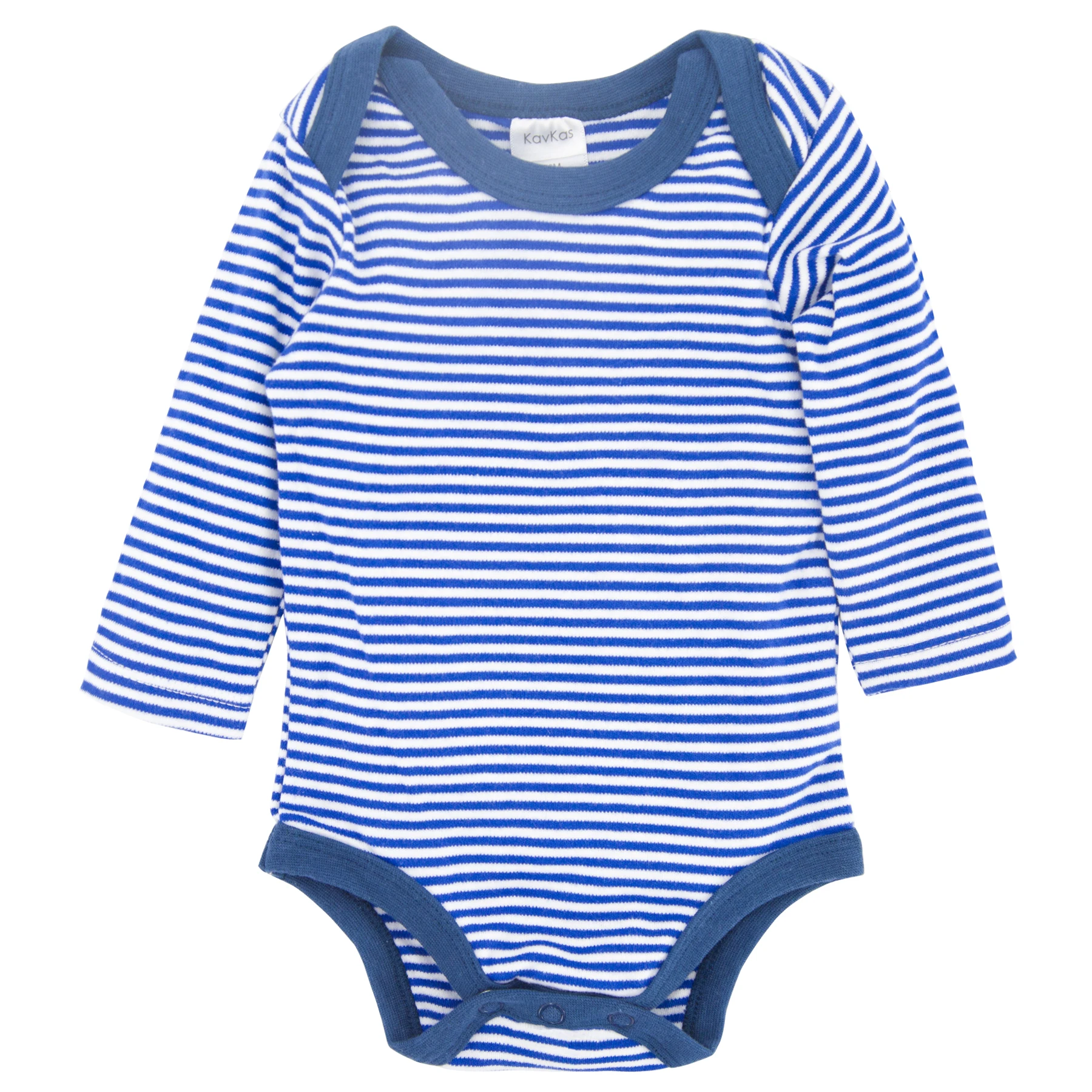 

Honeyzone Newborn Baby Underwear Jumpsuit With Long Sleeve 2020 Spring New Blue Striped Bodysuit Pyjamas For Baby Boy Body Bebe