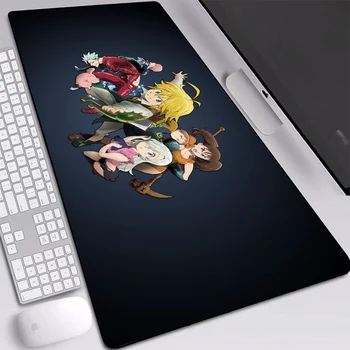 

Nanatsu No Taizai Anime Mouse Pads Gaming Mouse Pads Large Locked Edge Mat Custom XL Game Accessories 900x400mm for Table Mats