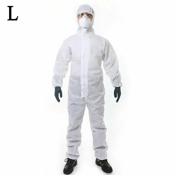 

Disposable Protective Suit Coverall Laboratory Work Clothing Soft Waterproof High Quality Protection Gown