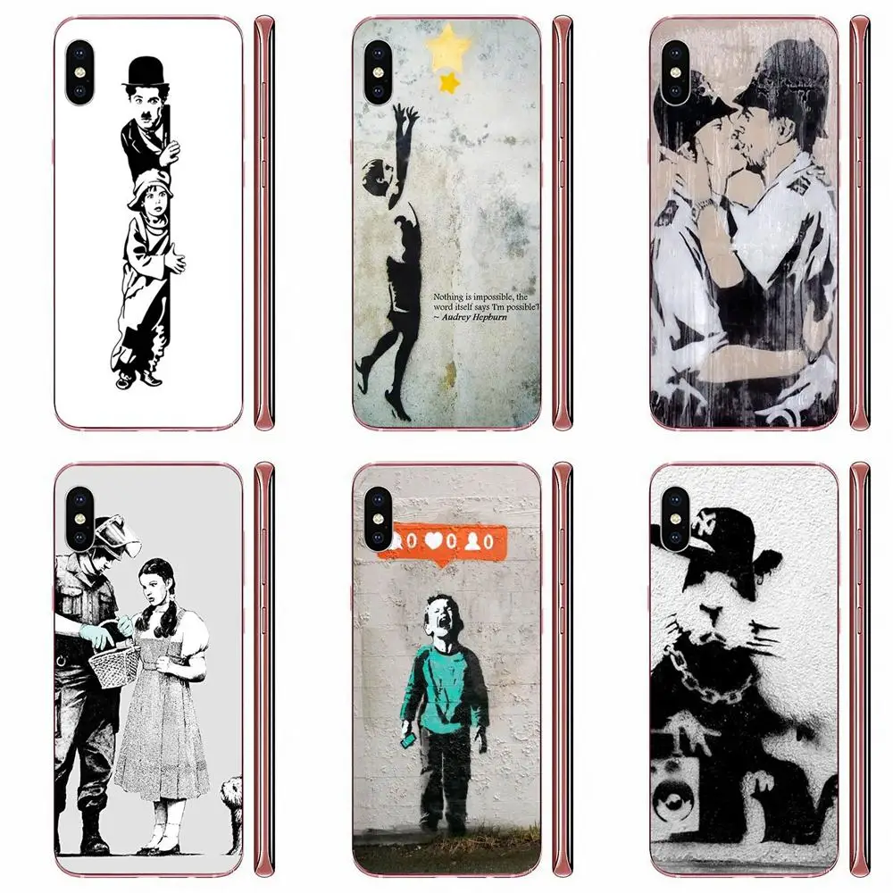 Мягкие мягкие чехлы для телефонов Banksy Follow Your Dreams Xiaomi Mi A1 A2 A3 CC9 CC9E 9T mi10 mi9 mi8 pro lite SE |