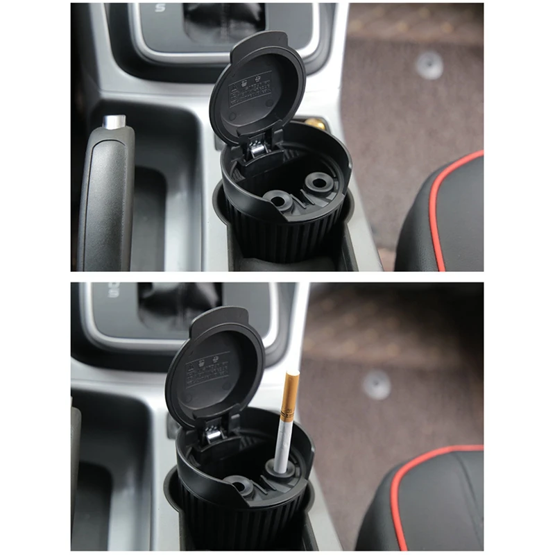 New Black Auto Car Truck Cigarette Smoke Ashtray Ash Cylinder Holder for Office/Home