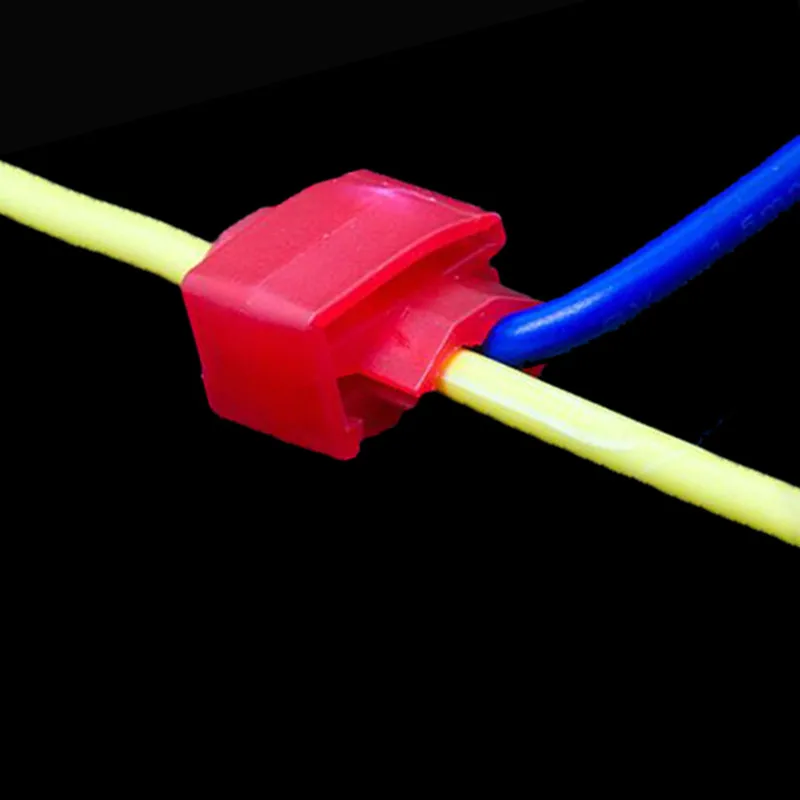 50 шт. красный 22 18 AWG синий 14 ЖЕЛТЫЙ 12 10AWG проволочный замок на скотче электрические