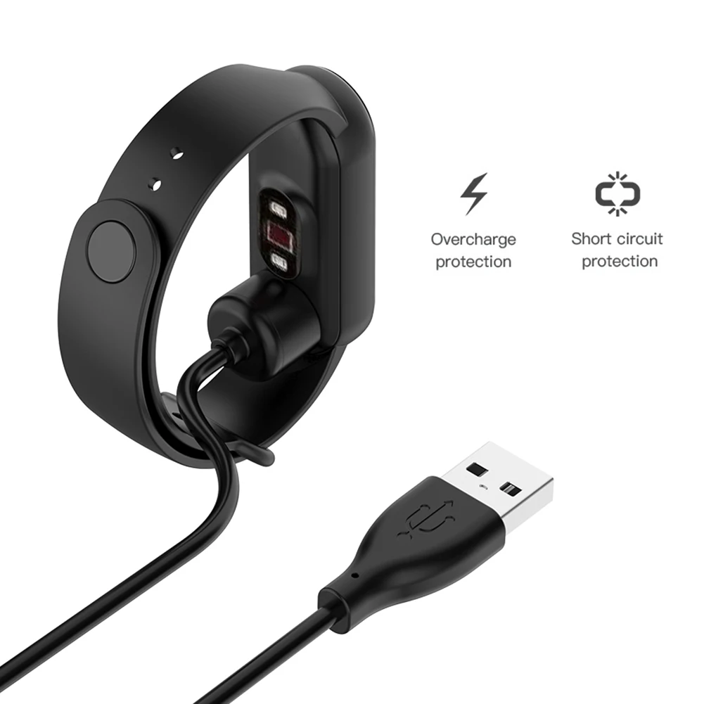 ALLOYSEED 50 см/20 дюймов Магнитный зарядный кабель для Xiaomi Mi Band 5 Смарт Браслет USB
