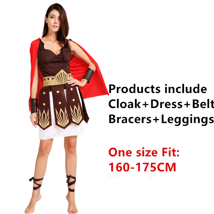 Вечерние костюмы для костюмированной вечеринки в средневековом стиле на Хэллоуин для взрослых и детей; праздничная одежда в древнем римском стиле для выступлений на сцене в средневековье - Цвет: Style2