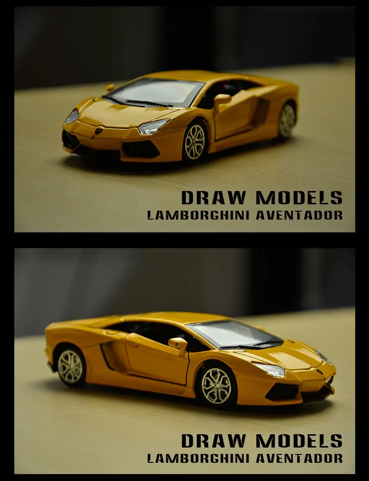 E-FOUR модель автомобиля Aventador Roadster литой модельный комплект(масштаб 1:31) Литьевые игрушки из сплава украшения Коллекция спортивных автомобилей Духи