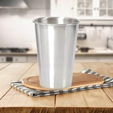 500 мл загруженная портативная металлическая чашка из нержавеющей стали для напитков, белого вина, для отдыха на природе, для питья кофе, кухонные принадлежности