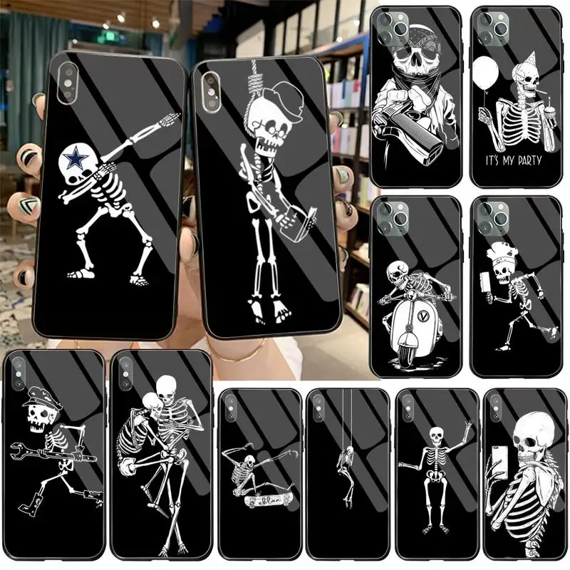 Забавный чехол для телефона из закаленного стекла iPhone 11 Pro XR XS MAX 8X7 6S 6 Plus SE 2020 |