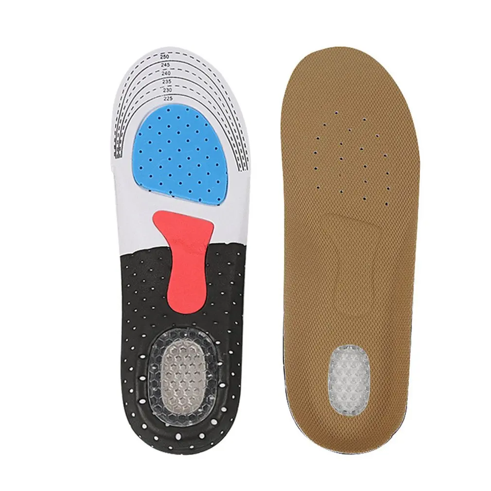 Черный Breathable Shock Absorber Insoles For Men And Women Deodorant Sweat-Absorbent Sports Insoles Eva Insoles - Цвет: Черный