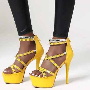 

Doratasia 2020 Big Size 48 Ladies Sexy Luxury Design Platform Fetish High Heels Women Shoes Woman Summer Gladiator Party Sandals