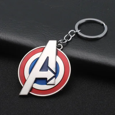 42 Брелок с героями Marvel брелок Мстители Тор Брелок для ключей в форме молотка аниме брелок Железный человек брелок в виде шлема женские металлические - Цвет: 42