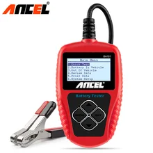 Ancel BA101 автомобильный аккумулятор тестер 12 в цифровой анализатор 2000CCA 220AH автомобильный Аккумуляторный сканер в многоязычном диагностическом инструменте