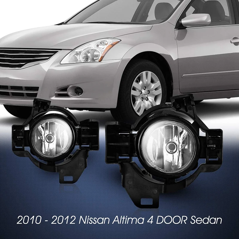 Для 10-12 Altima 4D/4DR Седан прозрачные линзы вождения Противотуманные фары+ лампы+ переключатель+ проводка по z-номер