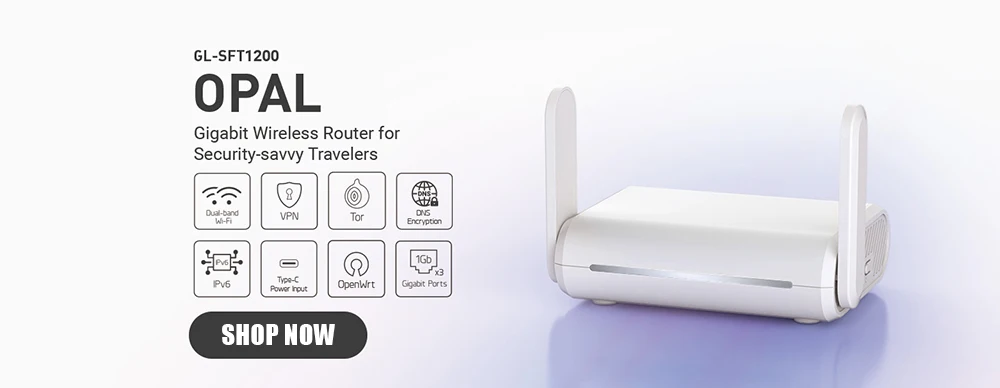 mesh wifi router GL. INet Opal(GL-SFT1200) Gigabit Băng Tần Kép Không Dây Du Lịch Router Hỗ Trợ IPV6, Tor, Openwrt, giá Trị Tốt Nhất Bỏ Túi Repeater wifi 6 mesh router
