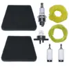 Air Fuel Filter Line Spark Plug wPrimer Bulb Kit For Poulan Craftsman Chainsaw Spare Tool Part 530037793 бензопила 3