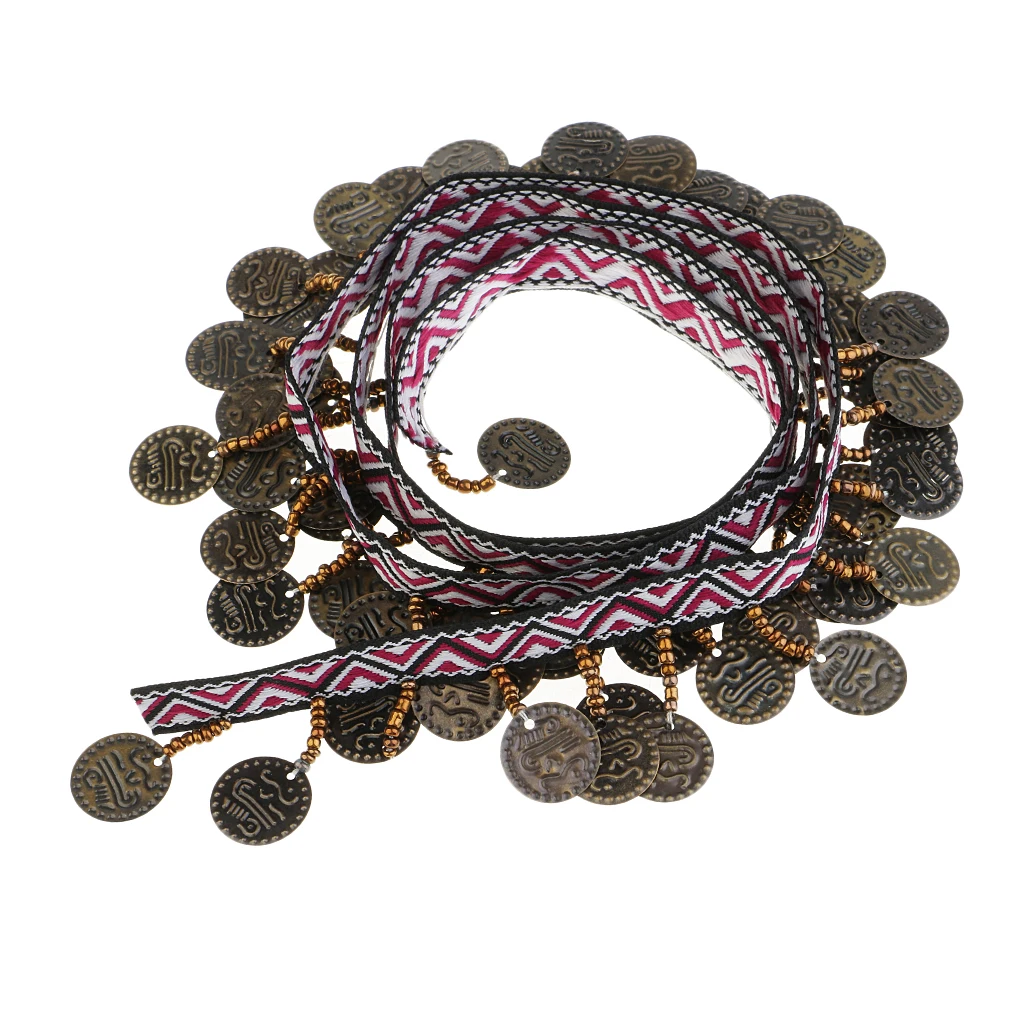 Copper Beaded Tassel Lace Trim Bohemian Ribbon Fringe Trim For Sewing