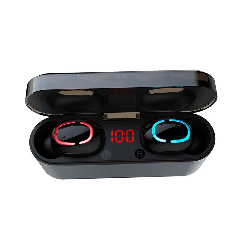 Q68 TWS Bluetooth 5,0, гарнитура IPX5, водонепроницаемая, беспроводная, в уши, Спортивная гарнитура с микрофоном, зарядная коробка для iPhone, Xiaomi, мобильный телефон