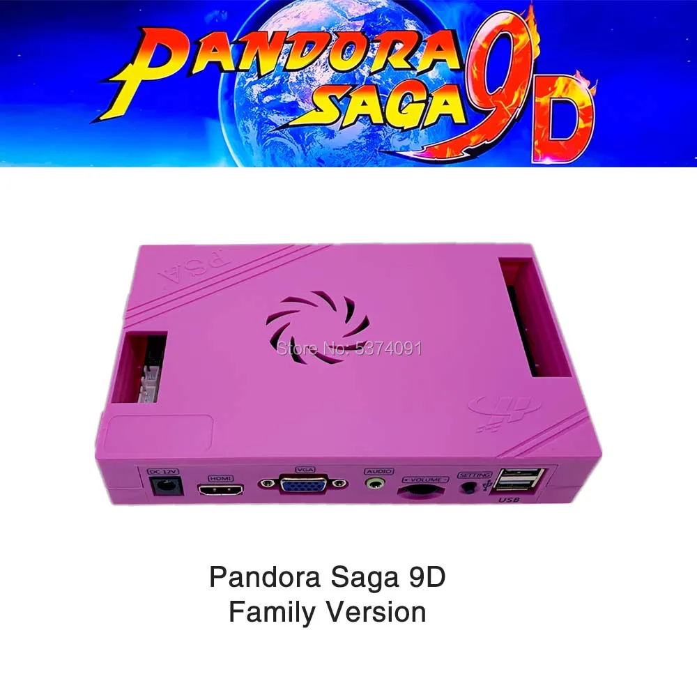 3188 в 1 Pandora Saga Box 12 семейная версия платы 40p аркадная плата для монет HD видео Jamma игры HDMI VGA FBA MAME материнская плата - Цвет: box9D