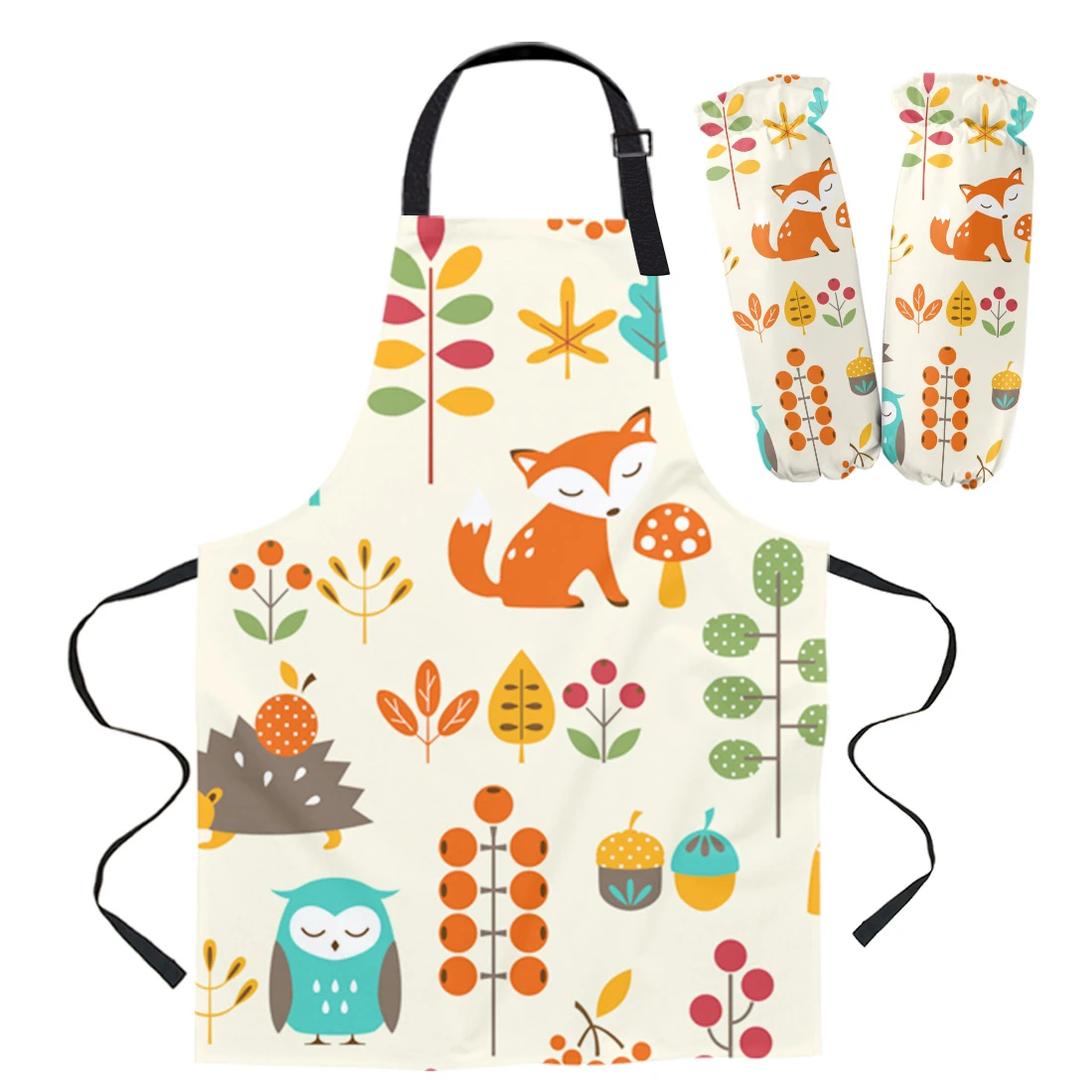 Pekkadillo Verminderen Eerder Schort Kit Herfst Fall Leuke Kinderen Hedgehog Vos Keuken Bib Ovenwanten  Voor Koken Vrouw Kids Schorten Manchet Bakken Accessoires|Schorten| -  AliExpress