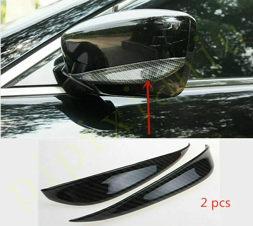 

2PCS Carbon fiber Side Door Rearview Mirror Cover Trim For Honda Accord 2014-2017 ABS carbon fiber