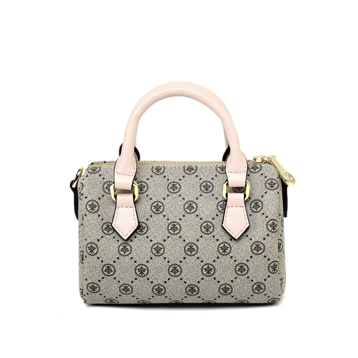 

New Style Small Handbag Contrast Color Classic Printed Versatile Shoulder WOMEN'S Bag Bag