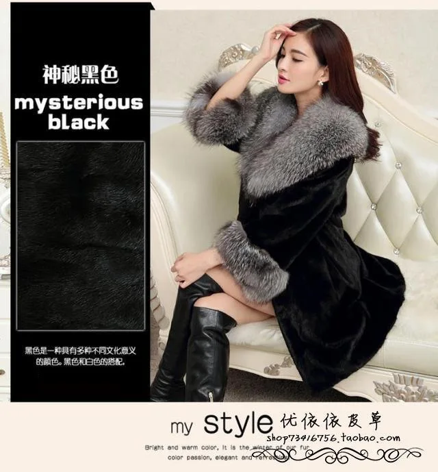 Женское черное меховое пальто из искусственного меха большого размера, белое плотное теплое пальто, верхняя одежда, осенне-зимнее плюшевое ворсистое пальто, куртки, пальто