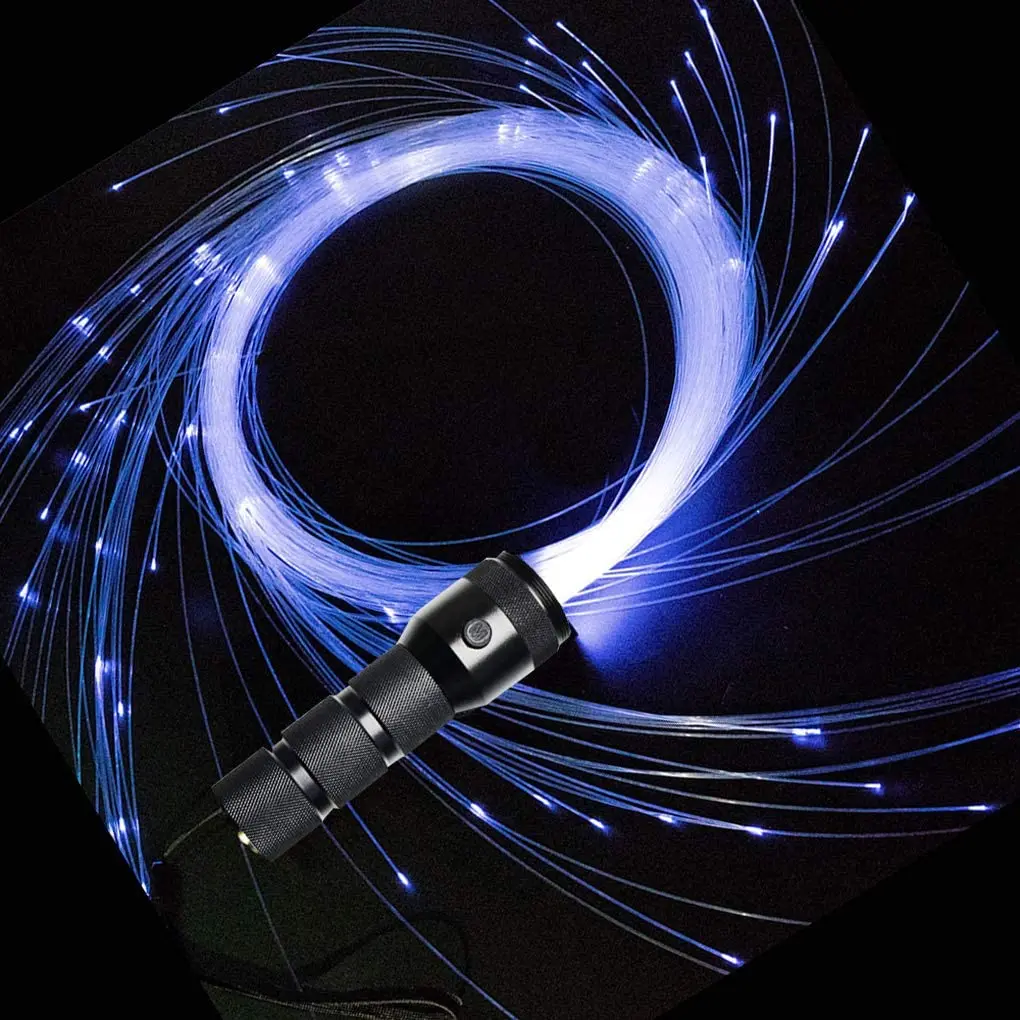 Светодиодный волоконно оптический хлыст 6 футов 360 Поворотный пиксель рейв Whip Space