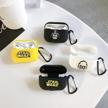 

Cartoon Star Wars Style Headphone Cases For Apple Airpods Pro 3 Soft Silicone Protective Headset Cover For Airpods Pro Funda