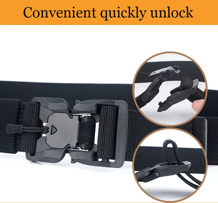 SupSindy Military Army Combat Tactical belts for Men Quick Release Buckle Stretch elastic nylon Training canvas belt male strap