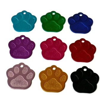 

50Pcs Personalized Circle Dog Cat ID Tags Customized Cat Puppy Name Phone Pet ID Tags Dog Cat Pet Tag Identity Plate Pet Supplie