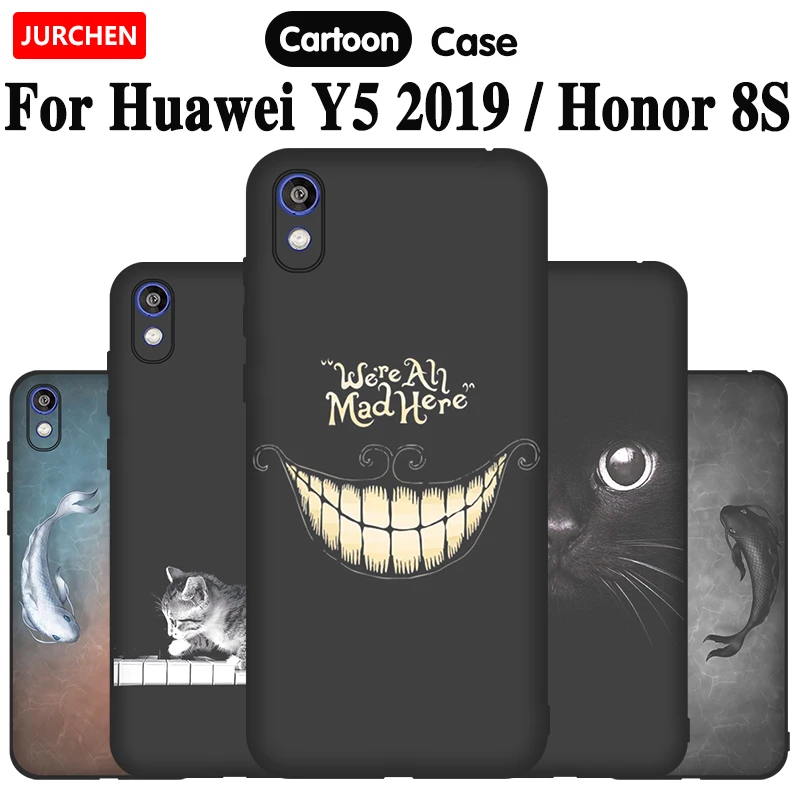 Мягкий чехол JURCHEN из ТПУ для Huawei Y5 2019 с милым дизайном силиконовый телефона Honor 8S /