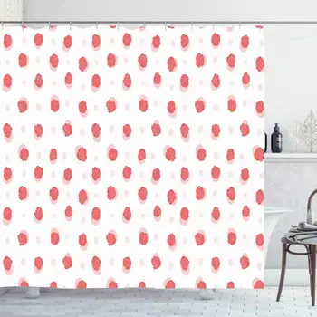 

Shower Curtain for Bathroom 72x72 Tea Beautiful Lovely Rose Flowers Pink Colors On Nature Anniversary Vintage Birthday Bloom