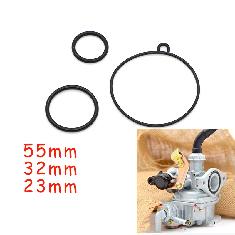 3pcs Float Bowl Gasket For Honda ATV ATC70 TRX70 TRX90 ATC110 ATC125M TRX125 Carburetor Repair Needle &Seat Bowl Gasket Replace 3pcs lot 88mm cylinder head gasket for honda gc190a gcv135 gcv160 gcv160a gcv160la gasoline engine motor lawn mower