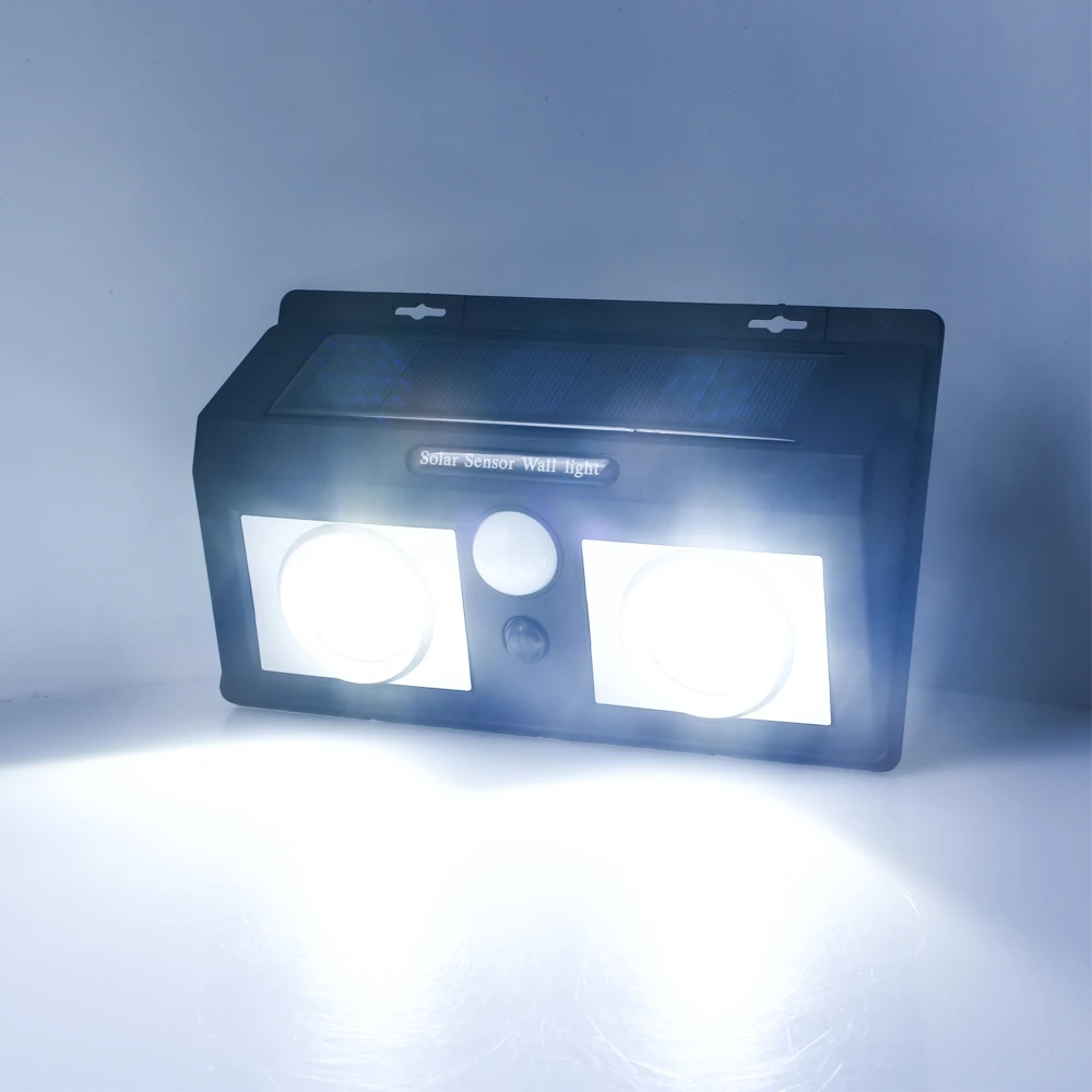 COB 60LED солнечный датчик движения водонепроницаемый 8 Вт наружный индукционный светильник садовый светильник домашний настенный светильник уличный светильник дорожка светильник s