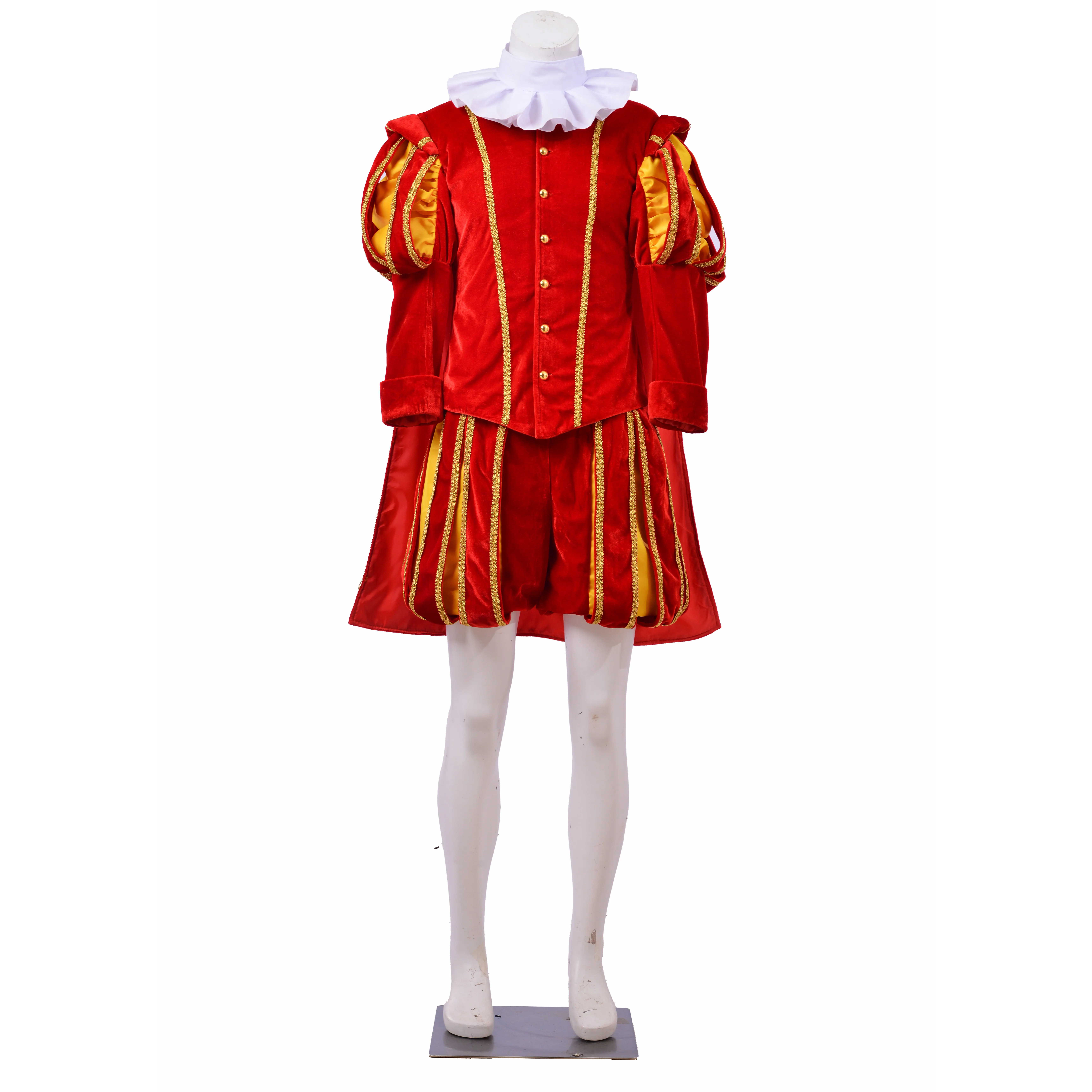 Men's Medieval Tudor Elizabethan Costume Adult Queen Tudor Kings Cosplay  Renaissance Tudor Elizabethan Top Pants Hat Suit - Cosplay Costumes -  AliExpress
