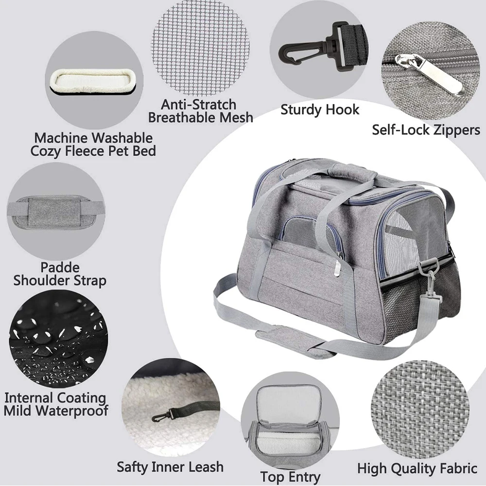 Dog Carrier Bag Portable Dog Backpack 