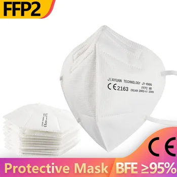 

10pcs 5 Layers FFP2 Mask Safety Respirator Protective Mask Face KN95 Masks Mouth Dustproof Reuseable FAST SHIPPING