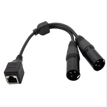 

2*XLR revolution RJ45 cable female extension extension XLR2XLR Male to RJ45 hoe transfer cable