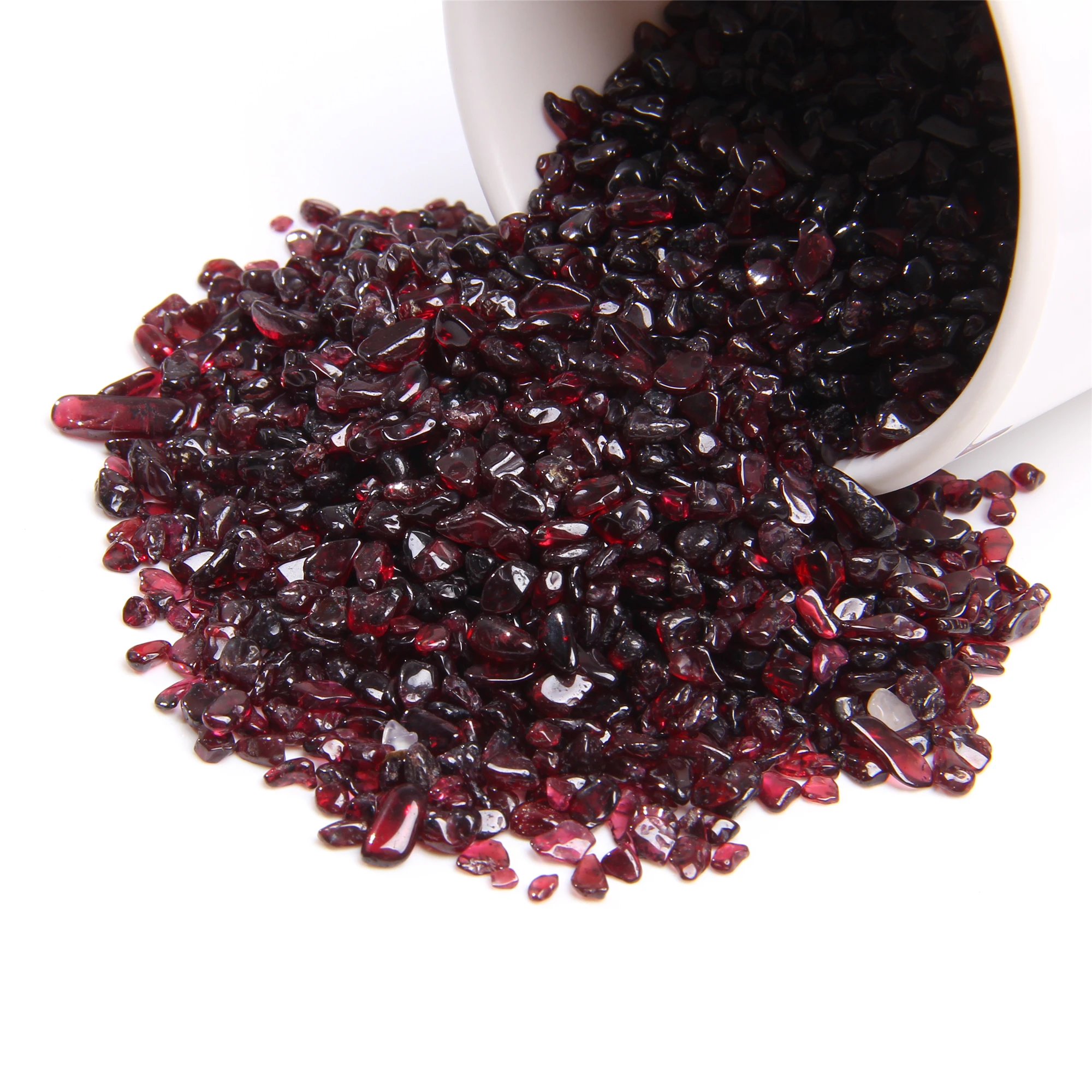 

50 G Natural Garnet Chips Stone Undrilled Chips Beads Tiny Nugget Gravel Loose Rock Beads For DIY Making Jewelry Craft Decor