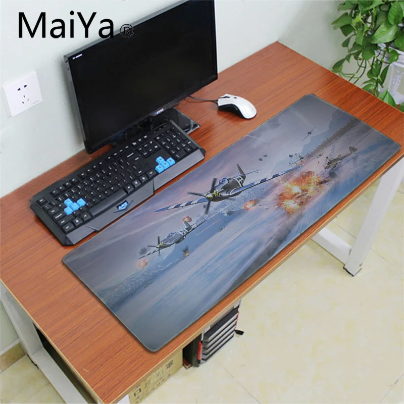 Lock Edge 30x80cm MaiYa War Thunder резиновый коврик для мыши игра скорость/Управление версия большой игровой коврик для мышки с Аниме Коврик для мыши - Цвет: Lock Edge 30x80cm
