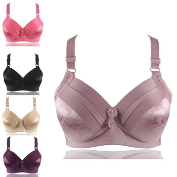 

Plus Size B C Cup Women No Wire Bras Push Up brassiere Underwear Wireless Bras Ladies Lingerie Female Brassiere Bralette