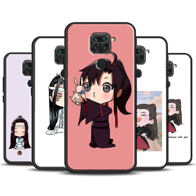 Мультфильм дикие Lan Жан на каждый день Wei Ying чехол для Xiaomi Redmi Примечание 10 Pro 8 9 Note 9S