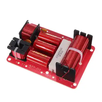 

Professional Crossover Frequency Divider 250W 2-way Subwoofer Tweeter Speaker Divider for 10-18inch KTV Speaker