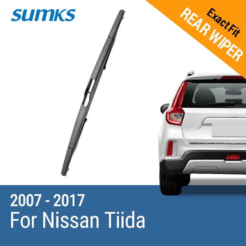 Летние задние щетки стеклоочистителя для Nissan Tiida 2007 2008 2009 2010 2011 2012 2013 2014 2015 2016 2017 |